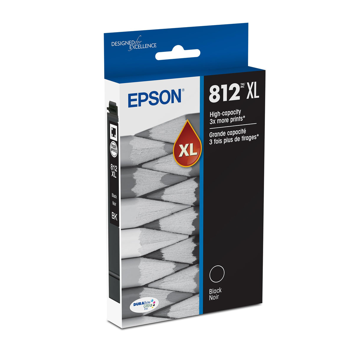 Epson 812XL Genuine High Capacity Black Ink Cartridge T812XL120