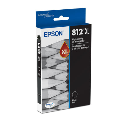 Epson 812XL Genuine High Capacity Black Ink Cartridge T812XL120