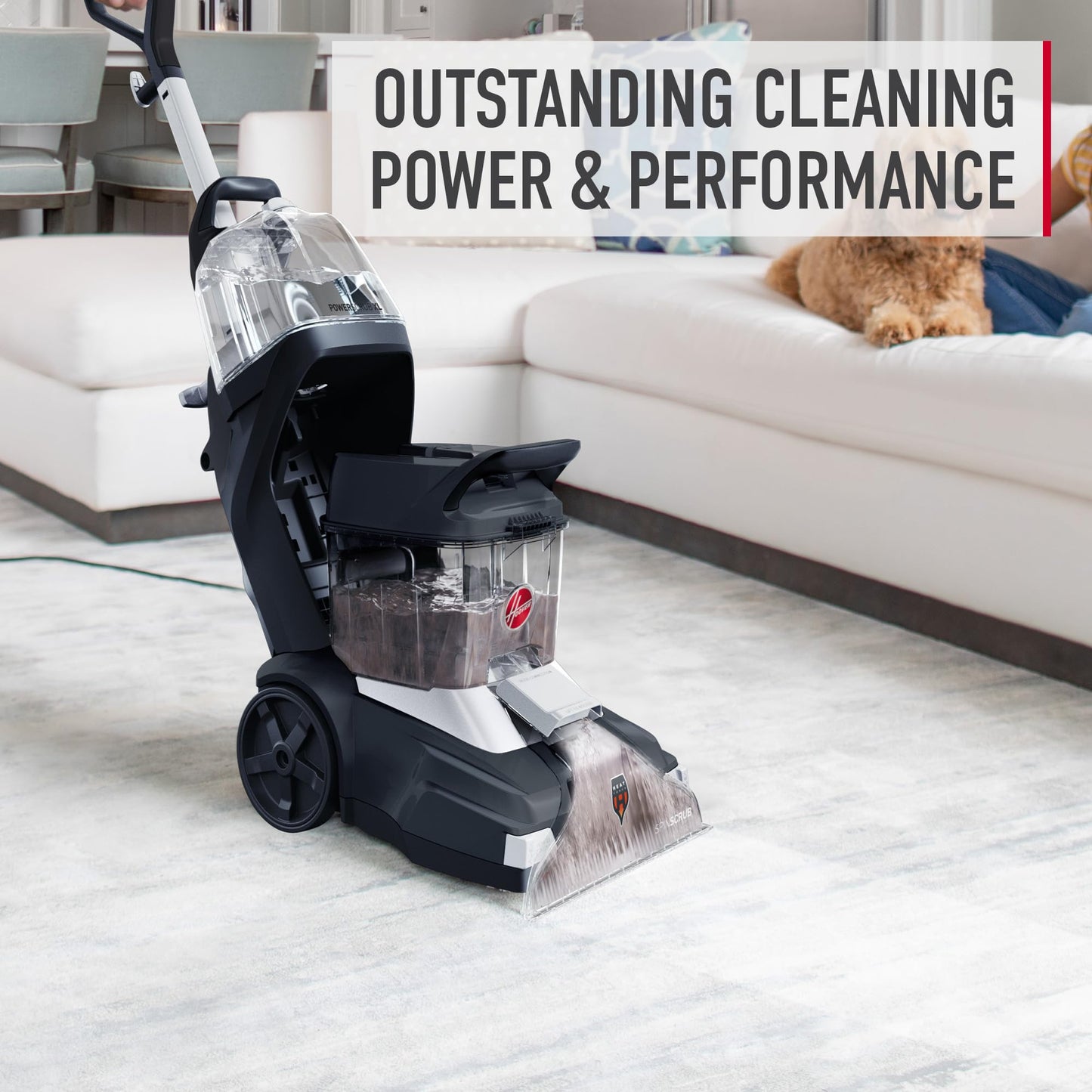 Hoover Renewal Carpet Cleaner Solution, 64oz., Fresh Meadows Scent, Everyday Carpet Solution, Removes Dirt and Grime from Carpet and Upholstery, Pair with Hoover Carpet Cleaner Machine, AH31924CA - Available at All In One Marketplace Canada