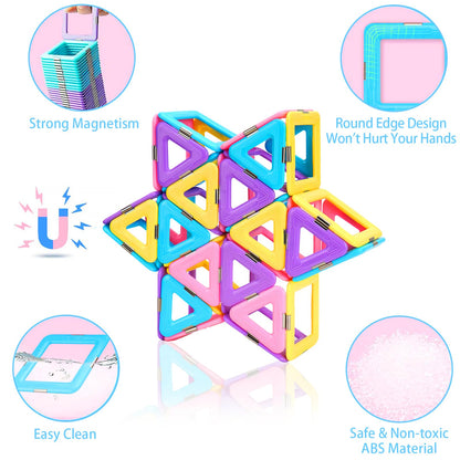 Upgraded Magnetic Tiles Toys for 3 4 5 6 7 8+ Year Old Toddlers Boys Girls 🍁 All In One Marketplace Canada