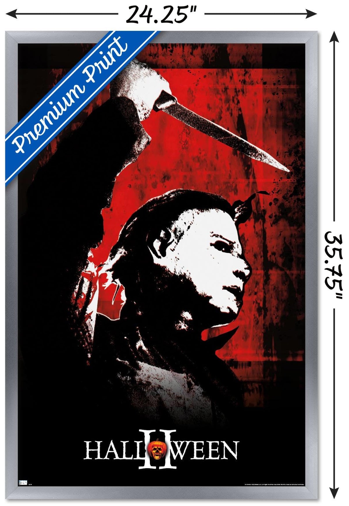 Halloween II - Affiche murale rouge