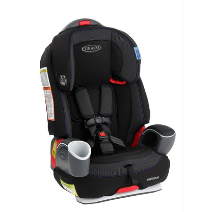 Graco Nautilus 65 3-in-1 Harness Booster, Toddler to Big Kid Car Seat from 10-45 kg (22-100lb), Harness/Highback/Backless Booster, Chanson