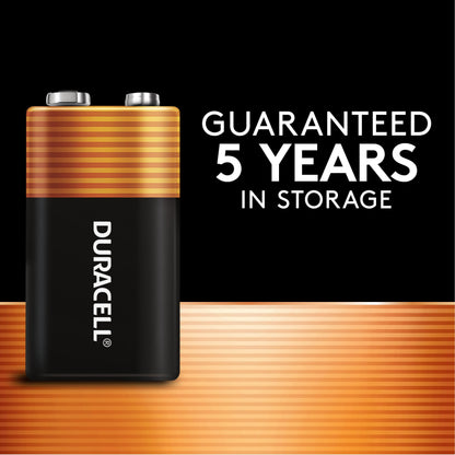 Duracell Coppertop 9V Battery, 6 Count (Pack of 1), 9 Volt with Long-Lasting Power, All-Purpose Alkaline 9V Battery for Household and Office Devices - Available at All In One Marketplace Canada
