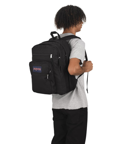 JanSport Laptop Backpack - Computer Bag with 2 Compartments, Ergonomic Shoulder Straps, 38.1 cm Laptop Sleeve, Haul Handle - Black