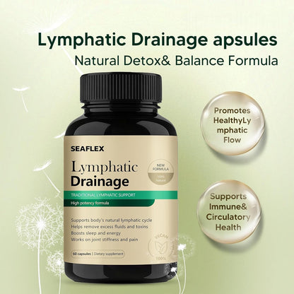 Lymphatic Drainage Capsules 60 Capsules – Lymphatic Drainage & Supports Cellulite Reduction - Available at All In One Marketplace Canada