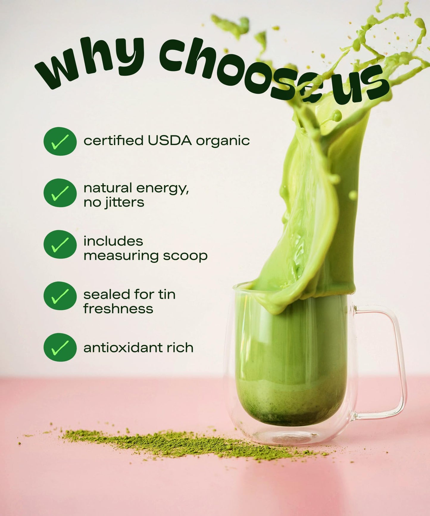 Matcha DNA Organic Matcha Powder - 16oz Tin | USDA Organic, Gluten-Free, Vegan Green Tea for Lattes & Smoothies