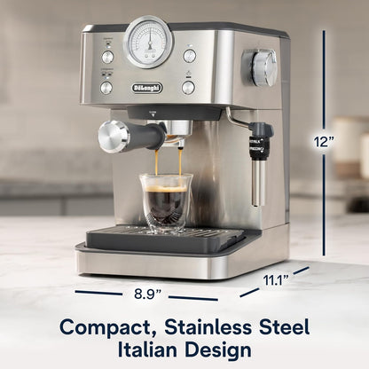 De'Longhi Classic Signature Espresso Machine, Adjustable Milk Frother De'Longhi