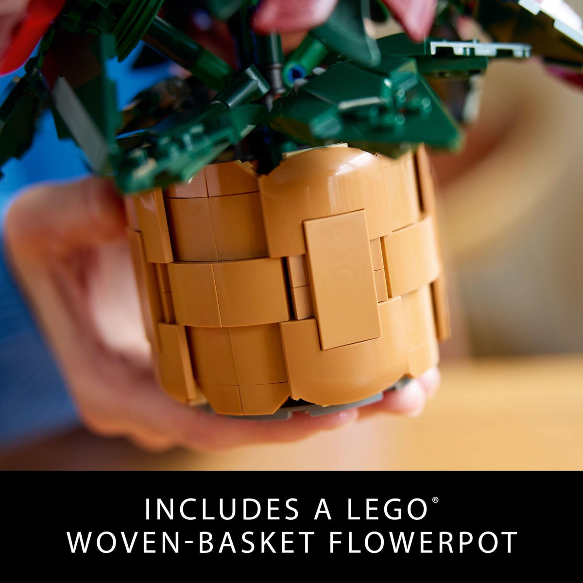 LEGO Icons Poinsettia Building Sets for Adults - Artificial Flowers for Decoration - Festive Holiday Flowers for Table Centerpiece - 10370 🍁 All In One Marketplace Canada
