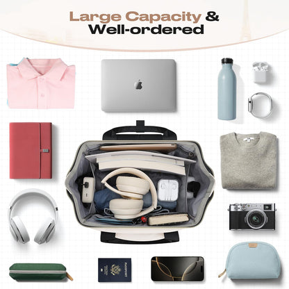 Maelstrom 15.6-17.3" Laptop Backpack with Lunch Box, Work Bag for Women Men