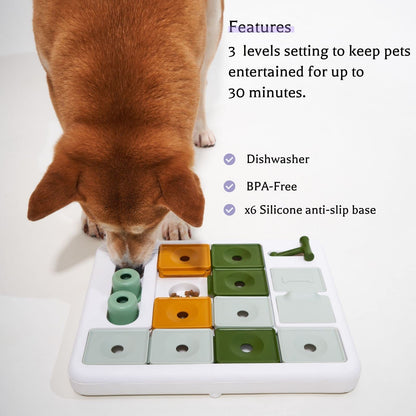 Barkwhiz Dog Treat Feeder Toy,Interactive Dog Toys Various Levels of Play, Slow Feeder for Dogs Mental Stimulation, Puzzle for Dog, Dog Toys for Large Medium Small Dogs - Available at All In One Marketplace Canada