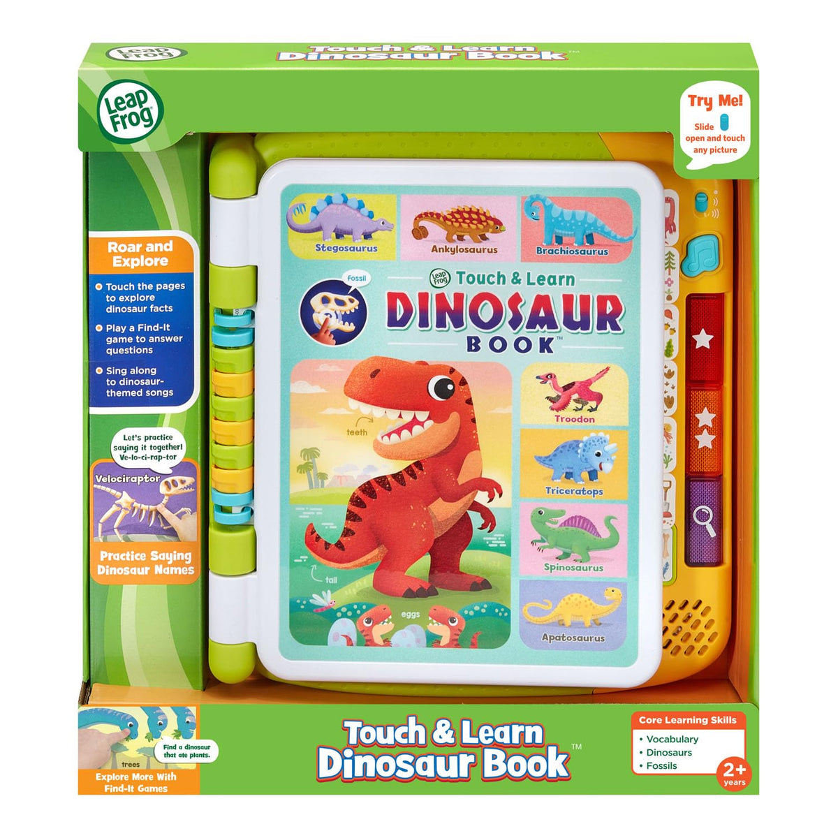 LeapFrog Touch and Learn Dinosaur Book (English Version)
