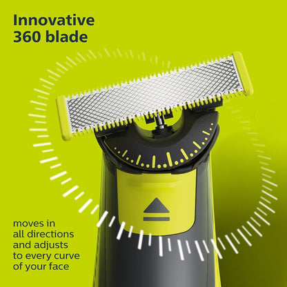Philips OneBlade 360 Face, Wet & Dry, Trim, Edge & Shave with the 360 Blade, QP2724/22 - Available at All In One Marketplace Canada