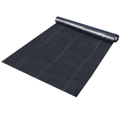 Happybuy Landscape Fabric Heavy Duty 5Oz Geotextile Fabric 3 x 50Ft Ground Cover Non Woven for Commercial Greenhouse Yard Garden Barrier Cloth Blocker Mat