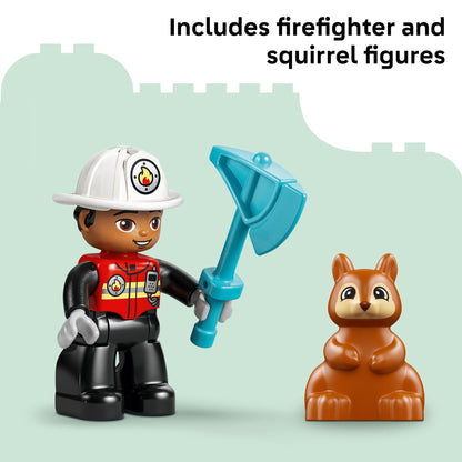 LEGO DUPLO Fire Truck with Hose and Firefighter 10473