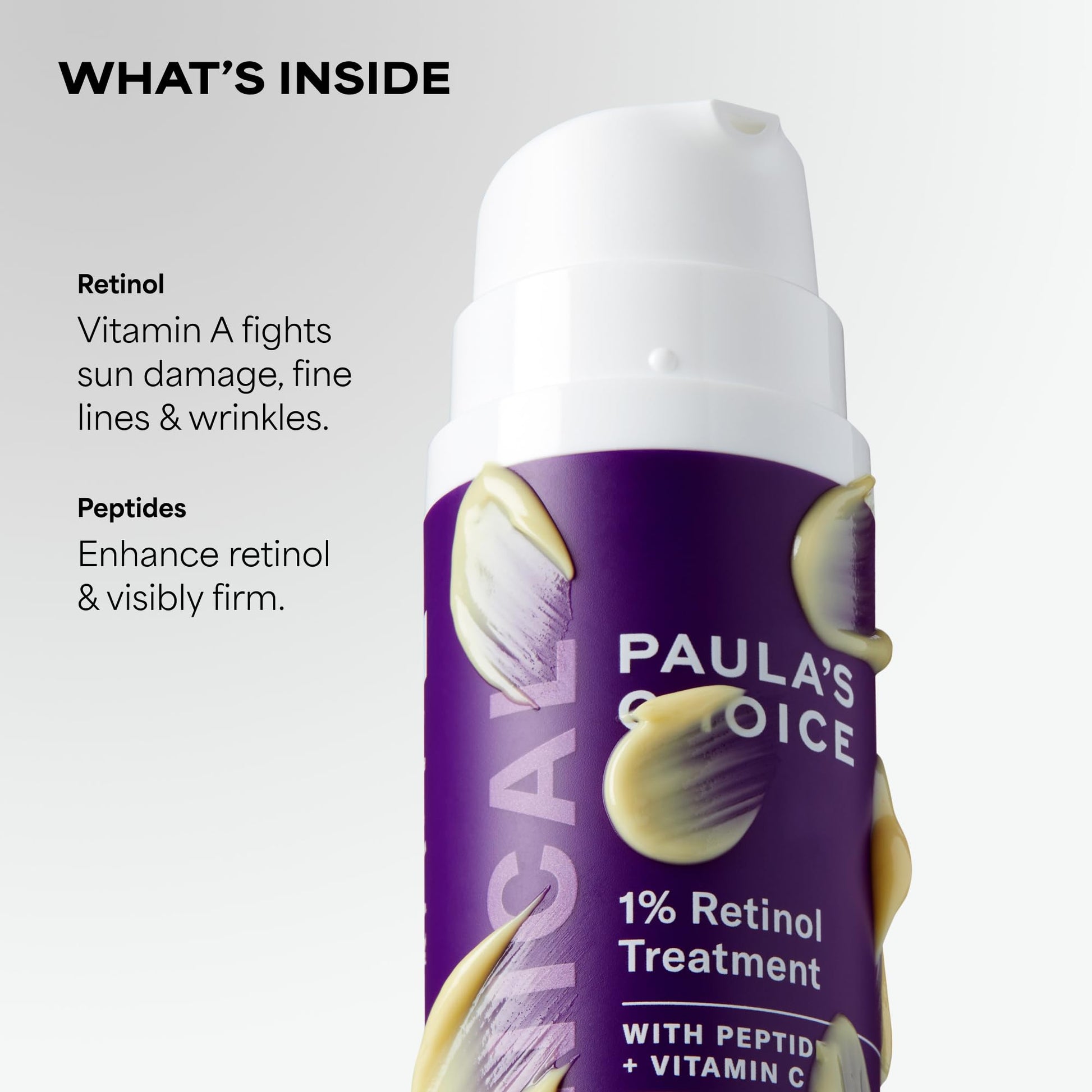 Paula's Choice CLINICAL 1% Retinol Treatment Cream with Peptides, Vitamin C & Licorice Extract, Anti-Aging Treatment for Wrinkles & Loss of Firmness, Fragrance-Free, 30 mL - Available at All In One Marketplace Canada