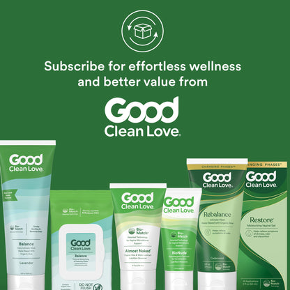 Good Clean Love Restore Moisturizing Vaginal Gel, pH-Balanced, Water-Based with Aloe Vera & Lactic Acid, Reduces Dryness, Discomfort & Odor for Women, 59mL (2 fl oz)