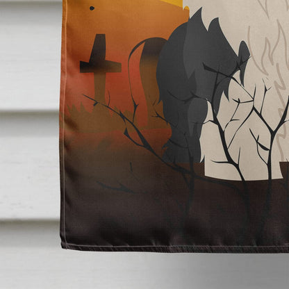 Drapeau de maison en toile Caroline's Treasures BB4362CHF Halloween Old English Sheepdog, grand format, multicolore
