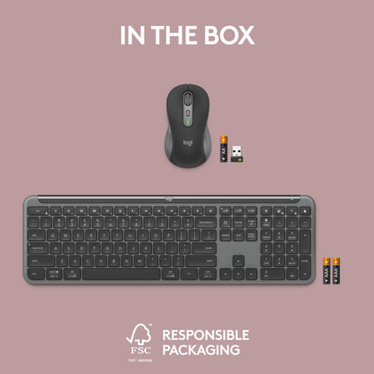 Logitech MK955 Signature Slim Wireless Keyboard and Mouse Combo