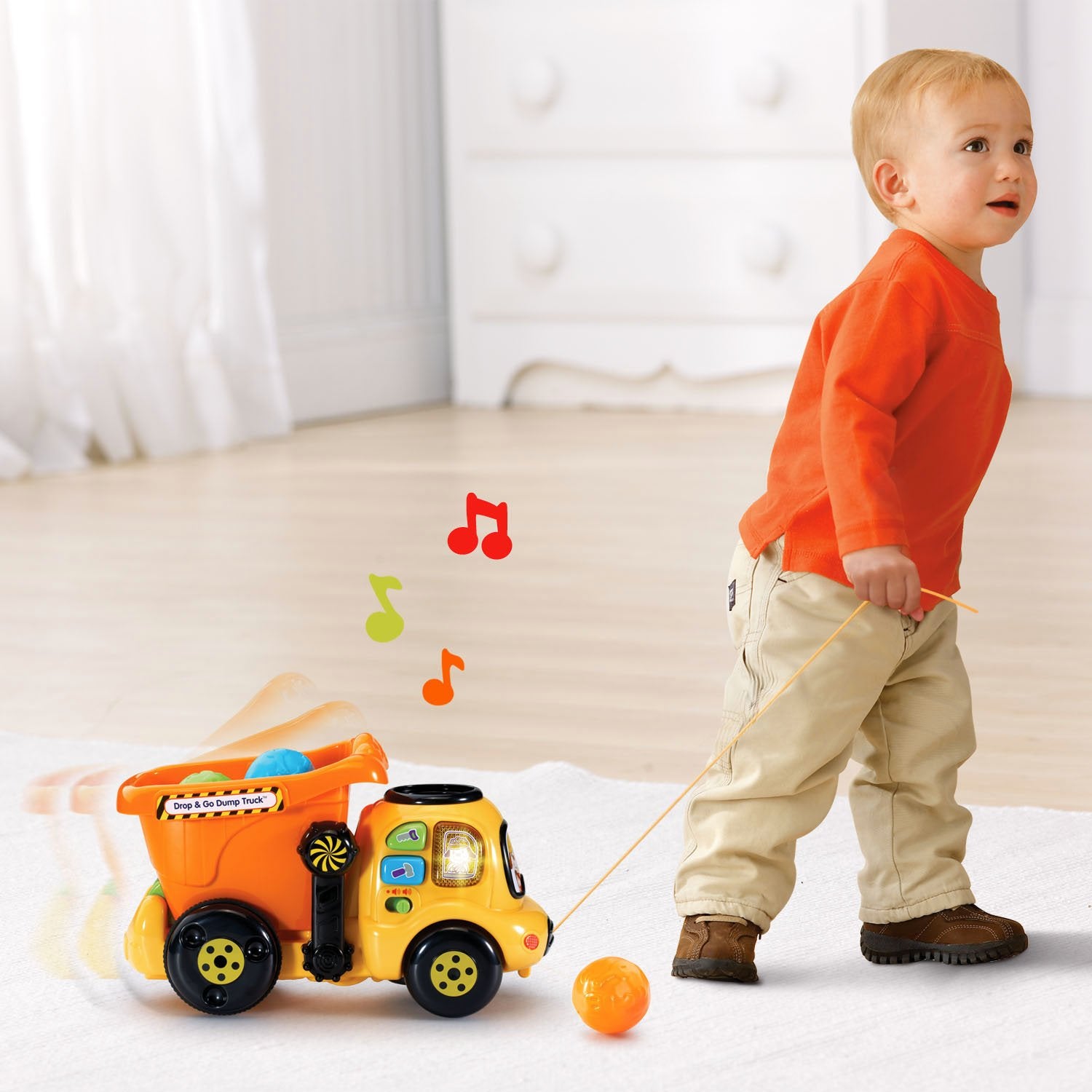 VTech Drop & Go Dump Truck - Orange VTech