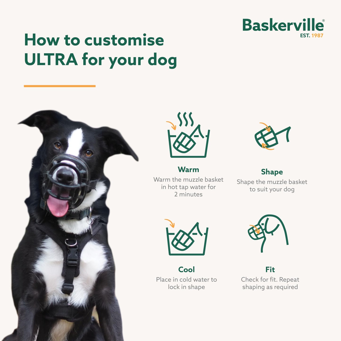 Baskerville ULTRA Dog Muzzle | Size 4 🍁 All In One Marketplace Canada