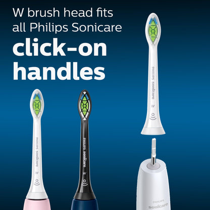 Philips Sonicare DiamondClean Electric Toothbrush Heads, Motorized Sonicare Toothbrush Heads, BrushSync Technology, Brush Head Pack (2 Heads), White, HX6062/65 Philips Sonicare