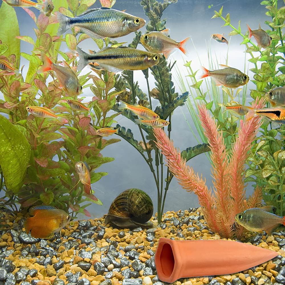 Fu Store 10PCS Plant Watering Stakes Automatic Plant Drippers Waterers for Vacations Plant Watering Devices Terracotta Self Waterinq Spikes for Wine Bottles Great for Indoor Outdoor Plants - Available at All In One Marketplace Canada