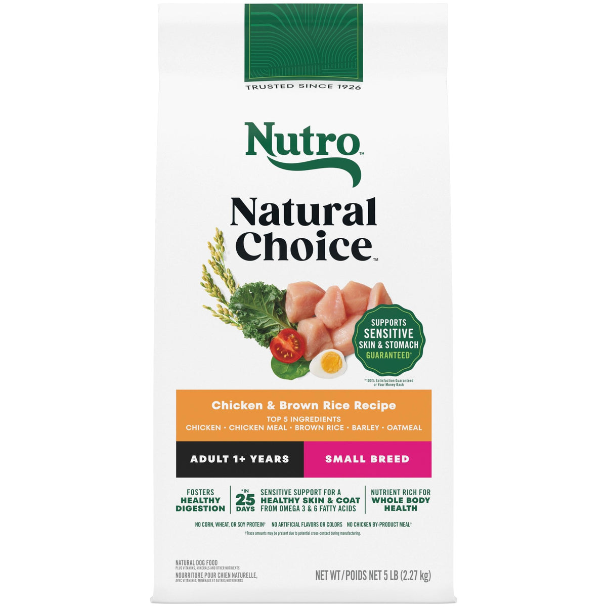 Nutro Natural Choice Adult Dry Dog Food, Chicken Flavour, 2.27kg