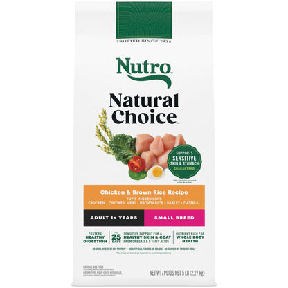Nutro Natural Choice Adult Dry Dog Food, Chicken Flavour, 2.27kg