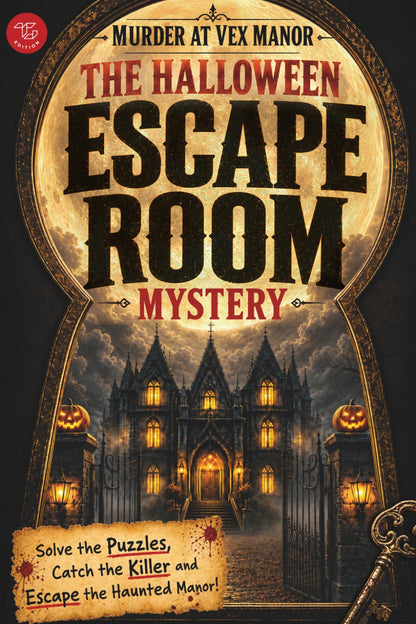 Murder at Vex Manor - The Halloween Escape Room Mystery: Solve the Puzzles, Catch the Killer and Escape the Haunted Manor!