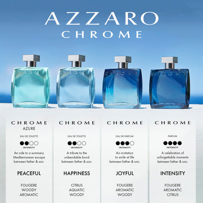 Azzaro – Chrome – Eau de Toilette longue tenue en vaporisateur