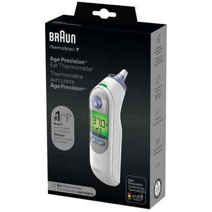 Braun IRT6520CA ThermoScan® 7 Ear Thermometer with Age Precision™ for All Age Groups, #1 Brand Among Pediatricians and Moms - Available at All In One Marketplace Canada