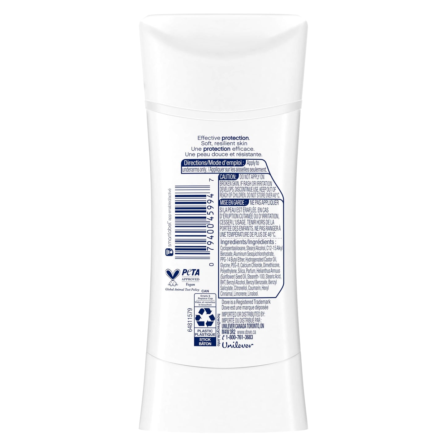 Dove Advanced Care Antiperspirant Stick for women Shea Butter for 48-Hour Protection, Cruelty-Free Women's Antiperspirant, 74g (Pack of 3) - Available at All In One Marketplace Canada