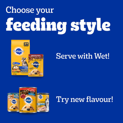 PEDIGREE Adult Wet Dog Food, PEDIGREE Chopped Adult Wet Dog Food, 375g (12 pack) 🍁 All In One Marketplace Canada