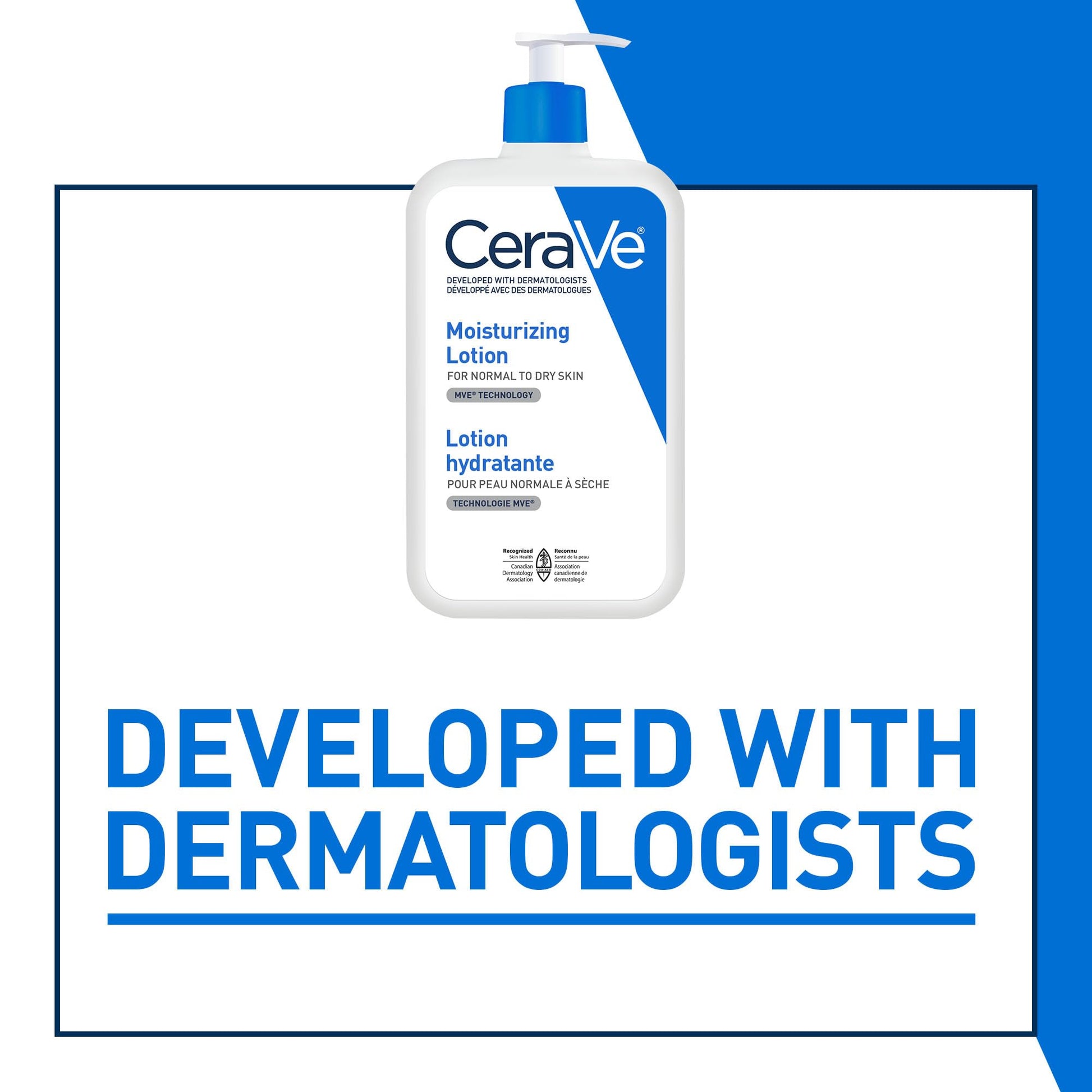 CeraVe Moisturizing Lotion, Daily Lightweight Face & Body Moisturizer with Hyaluronic Acid & Ceramides, Suitable for Dry & Sensitive Skin, Fragrance-Free, Non-Comedogenic & Allergy Tested, 473 mL