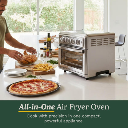 Cuisinart Air Fryer + Convection Toaster Oven, Stainless Steel (TOA-60C) Cuisinart