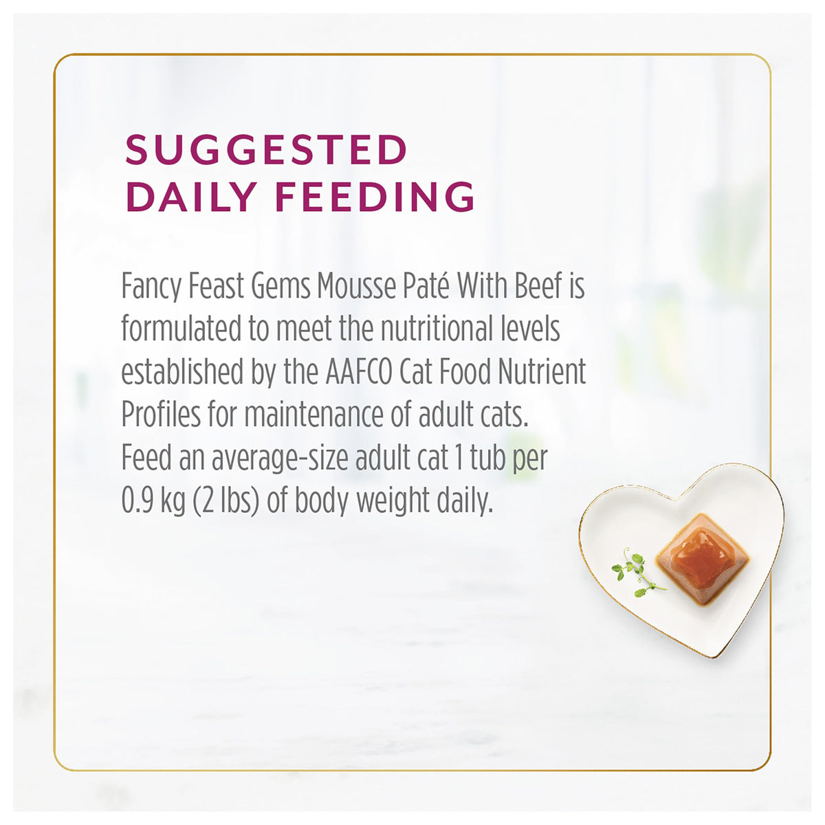 Fancy Feast Gems Wet Cat Food, Mousse Pâté with Beef 57g (2 Pack x 8)