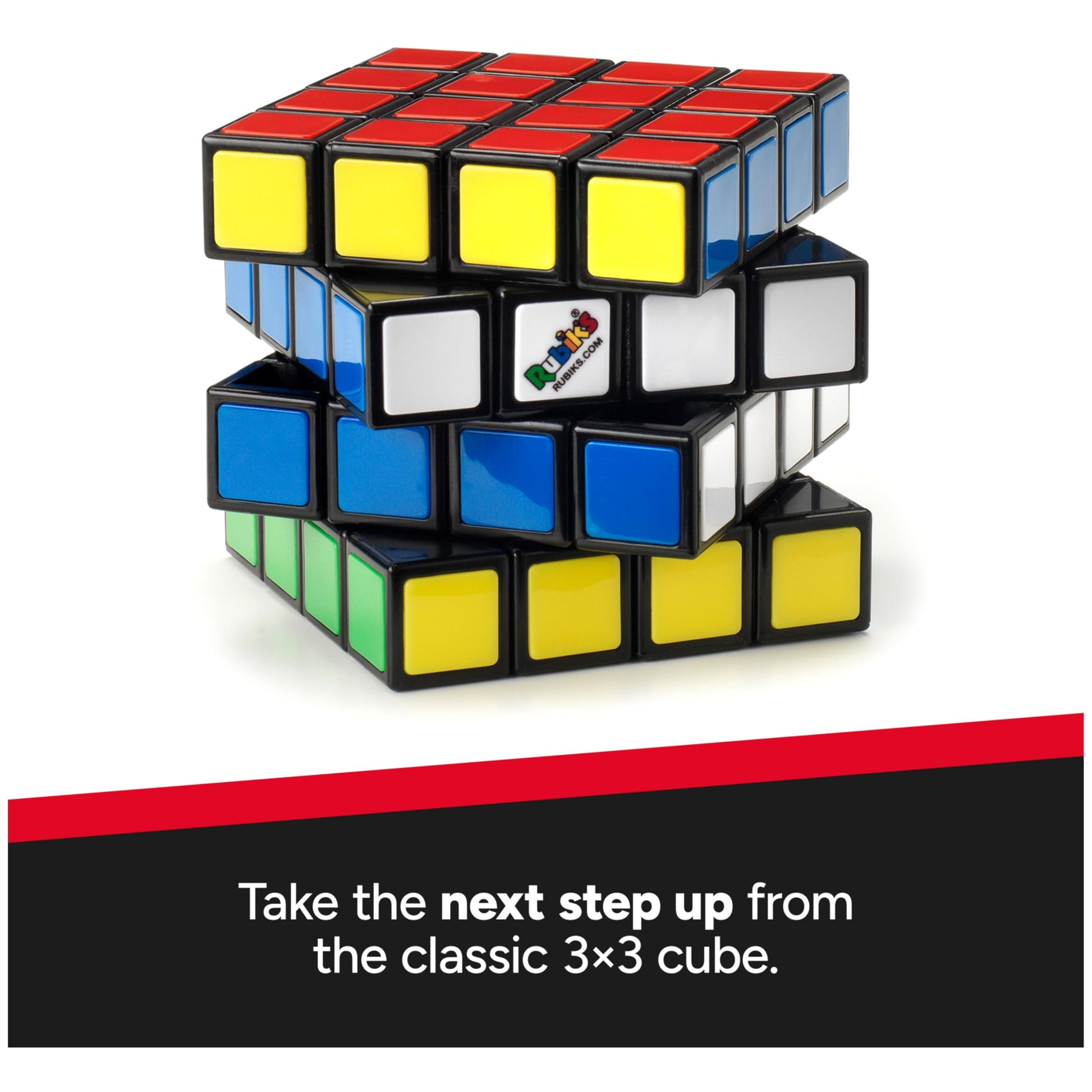 Rubik’s Cube, 4x4 Master Cube Color-Matching Puzzle, Bigger Bolder Version of the Classic, Packaging May Vary Rubik's