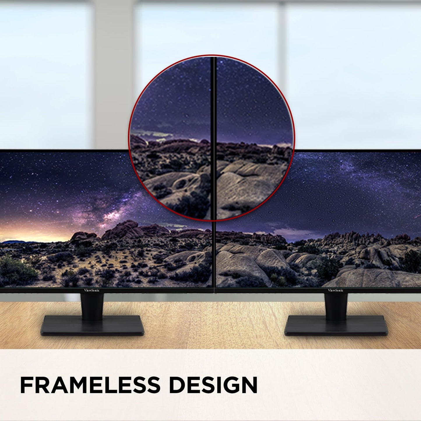 ViewSonic VS2725-2K 27 Inch QHD 1440p Monitor with 100Hz, HDMI, DisplayPort, and Variable Refresh Rate for Home and Office ViewSonic