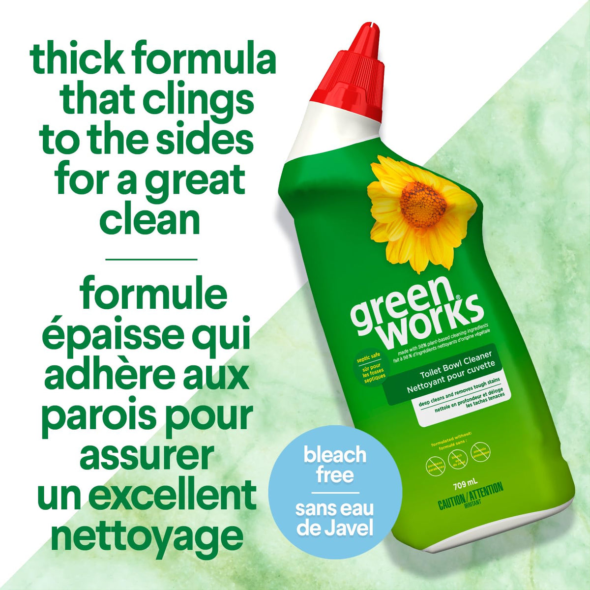 Green Works Toilet Bowl Cleaner, 6/709mL