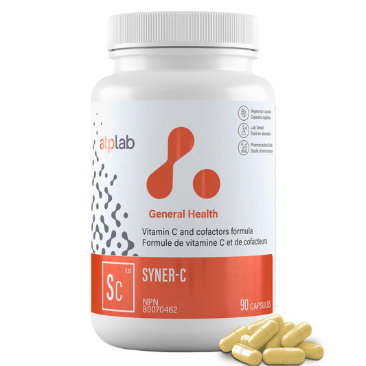 atplab Syner-C Vitamin C Supplement, Quercetin, 90 Capsules, 45-Day Supply