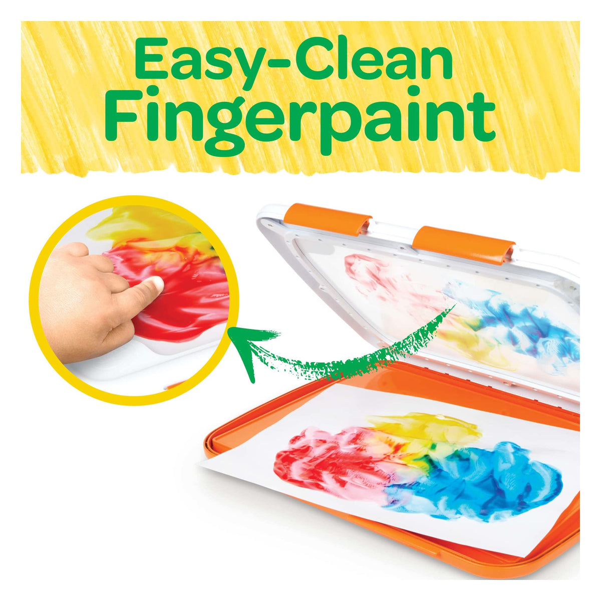 Crayola Easy-Clean Fingerpaint Set Arts & Crafts