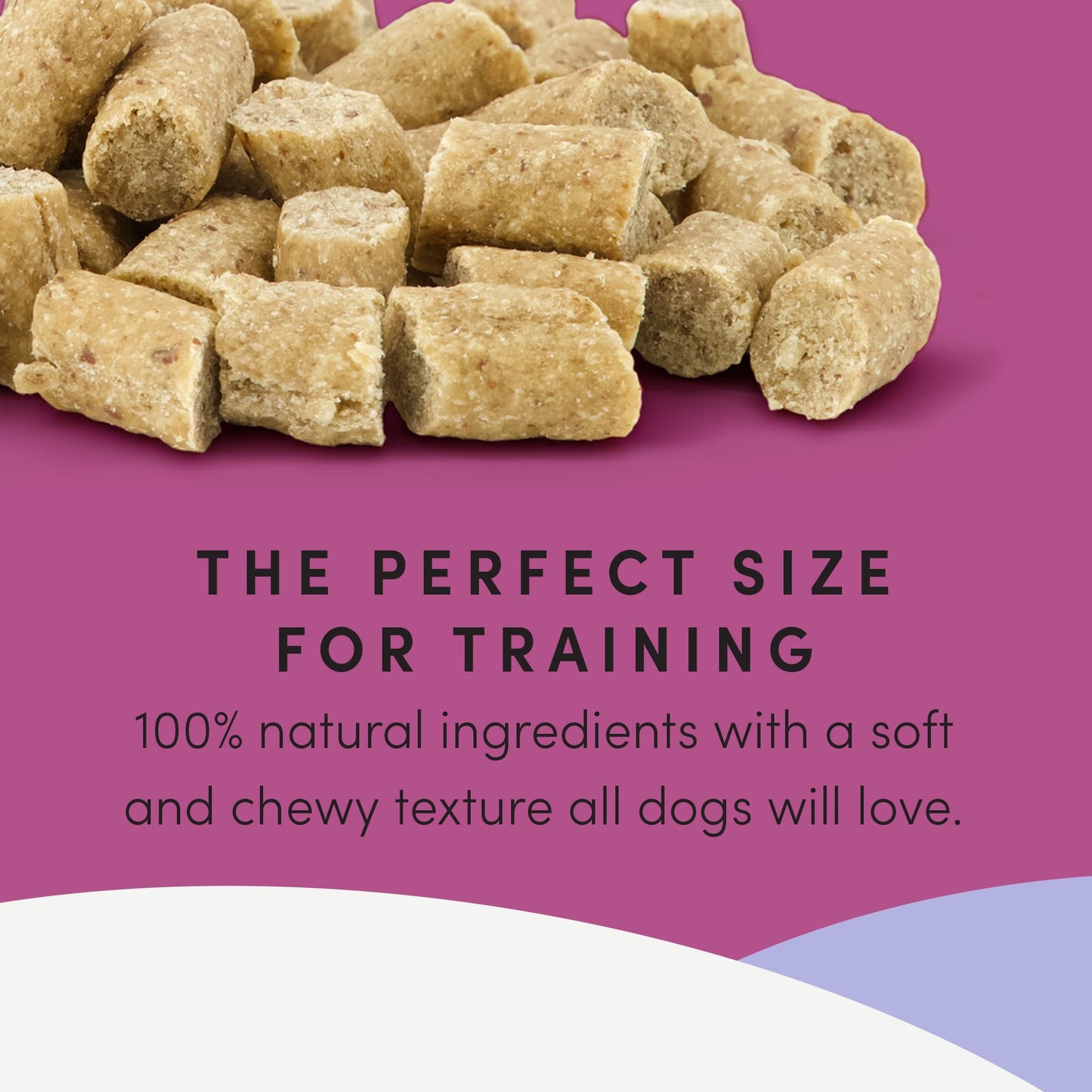 Crumps' Naturals, Mini Friandises d'entraînement agneau (semi-humides), 300 g, Friandises pour chiens