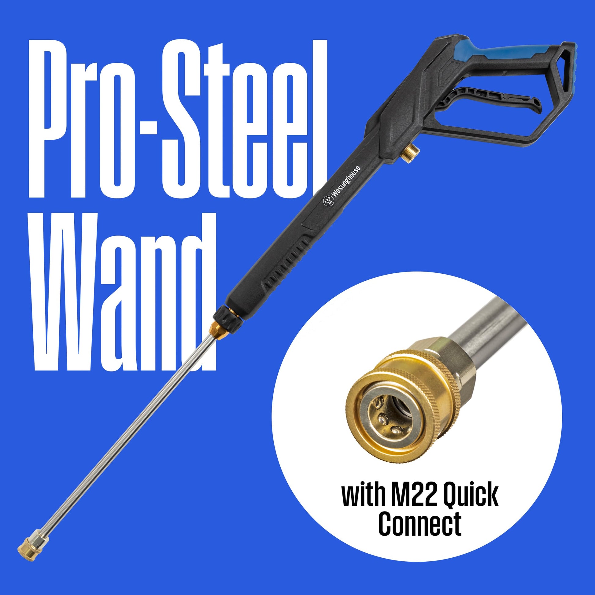Westinghouse ePX3500 Electric Pressure Washer, 2500 Max PSI 1.76 Max GPM with Anti-Tipping Technology, Onboard Soap Tank, Pro-Style Steel Wand, 5-Nozzle Set, for Cars/Fences/Driveways/Home/Patios Westinghouse