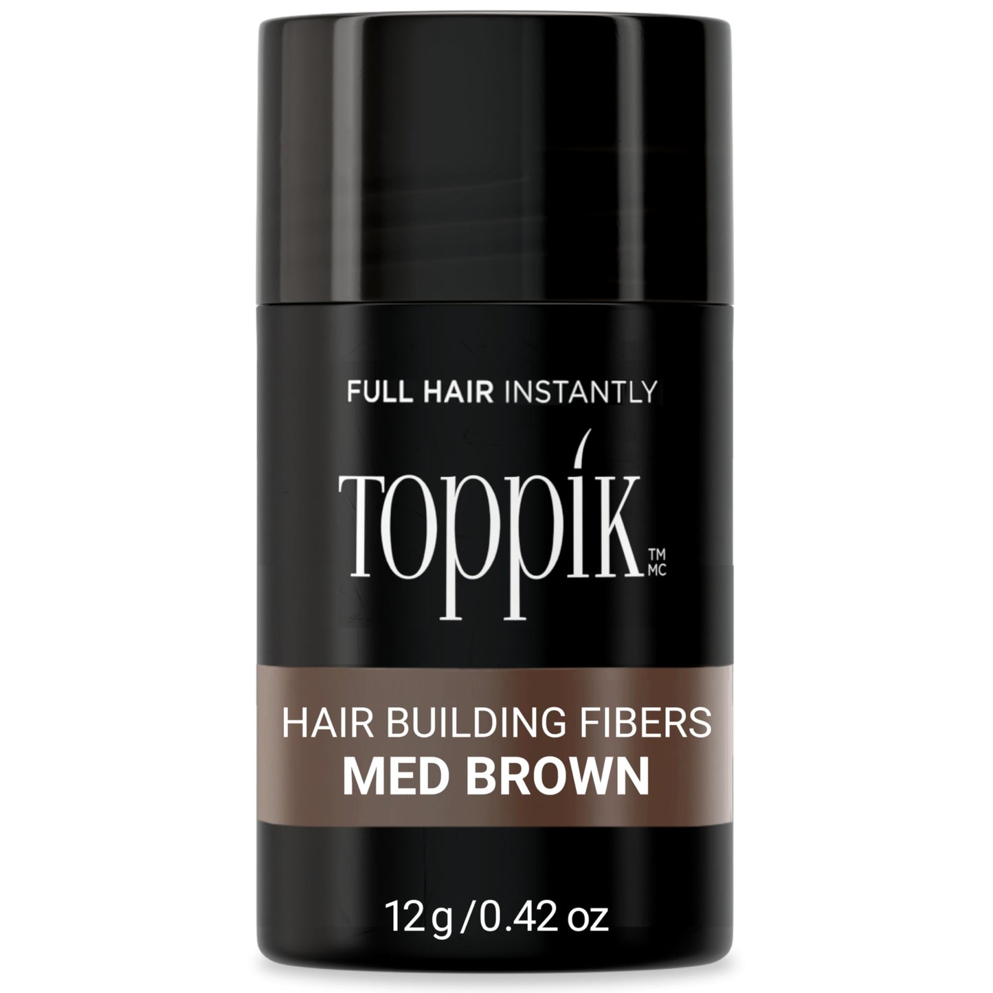 TOPPIK Hair Building Fibers,12 g, Fill In Fine or Thinning Hair, Instantly Thicker Looking, Multiple Shades for Men & Women