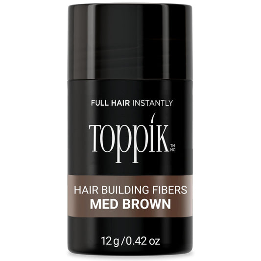 TOPPIK Hair Building Fibers,12 g, Fill In Fine or Thinning Hair, Instantly Thicker Looking, Multiple Shades for Men & Women