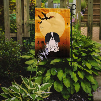 Drapeau de jardin Caroline's Treasures BB4371GF pour Halloween, motif pékinois noir et blanc, petite taille, multicolore