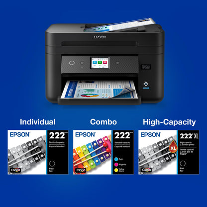 Epson 222 Genuine Ink Cartridge Black and Color Combo Pack T222120-BCS Epson