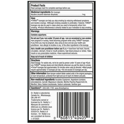THRIVE Lozenges 1 mg (Peppermint) (Value Pack)