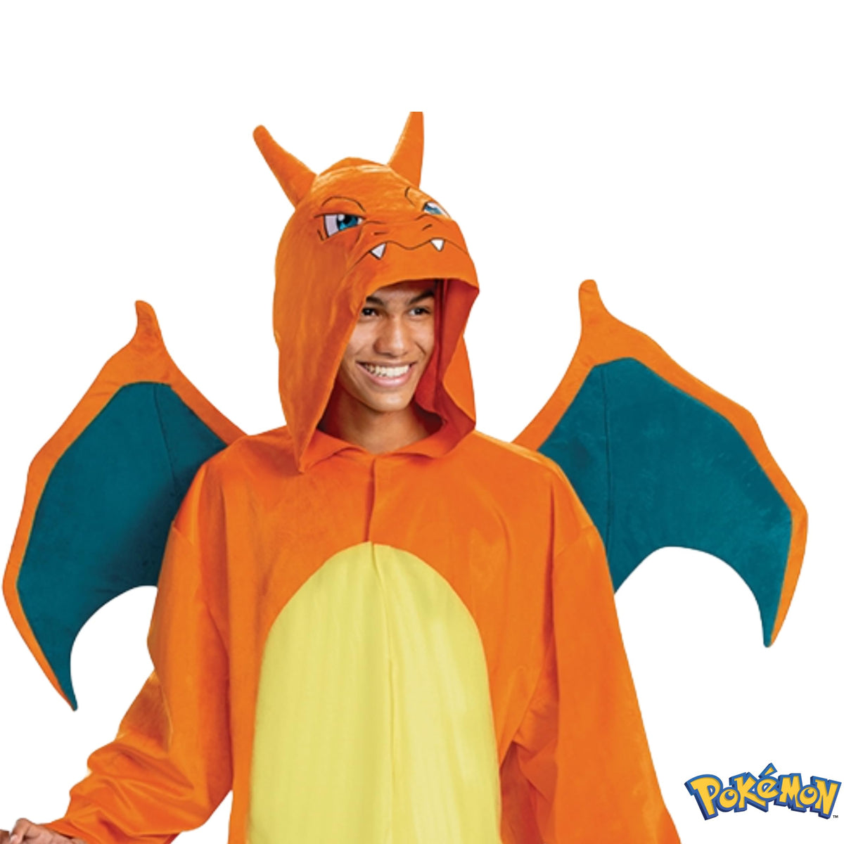 Disguise unisex-adult Charizard Costume Deluxe Official Pokemon Halloween Costume With Wings X-Large (50-52)