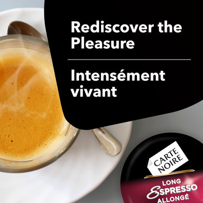 Carte Noire Long Espresso Single Serve T-Discs by Tassimo, 110g (5 Boxes of 14 T-Discs)